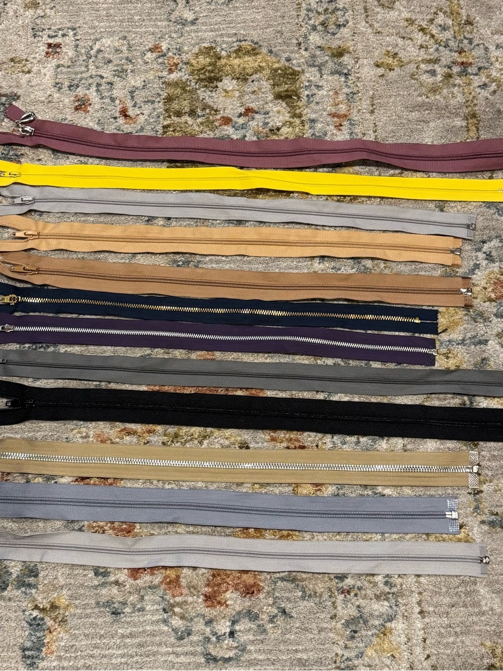Assorted Replacement Zippers - Multi Color Pack